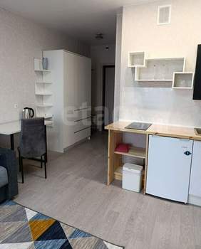 Студия квартира, на длительный срок, 27м2, 7/17 этаж