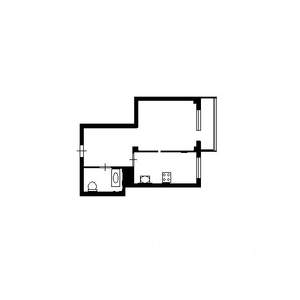 1-к квартира, на длительный срок, 45м2, 6/9 этаж