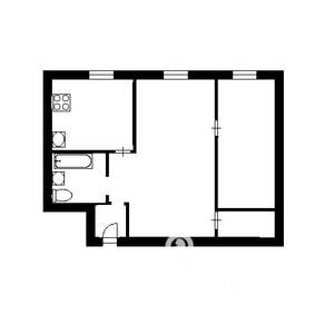 2-к квартира, на длительный срок, 42м2, 1/5 этаж