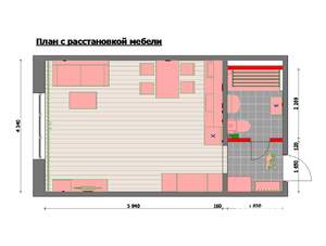 Студия квартира, на длительный срок, 33м2, 8/10 этаж