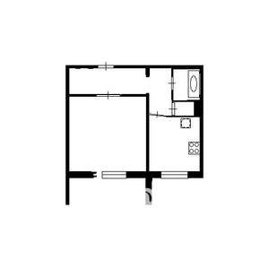 1-к квартира, на длительный срок, 42м2, 10/12 этаж