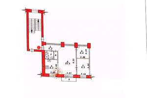 2-к квартира, на длительный срок, 57м2, 4/5 этаж