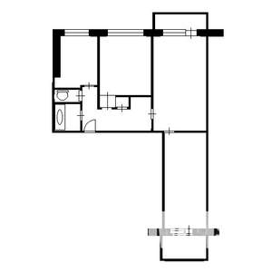 3-к квартира, на длительный срок, 60м2, 2/9 этаж