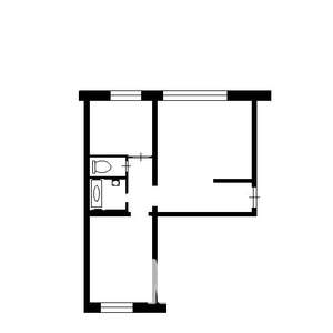 1-к квартира, на длительный срок, 54м2, 3/10 этаж