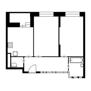 2-к квартира, на длительный срок, 62м2, 3/17 этаж