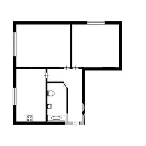 2-к квартира, на длительный срок, 51м2, 2/5 этаж