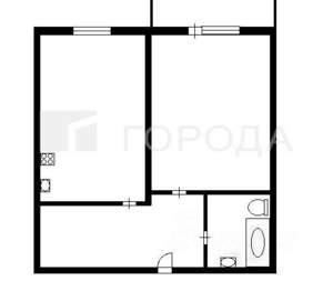 1-к квартира, на длительный срок, 34м2, 3/10 этаж