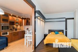 1-к квартира, посуточно, 44м2, 1/1 этаж