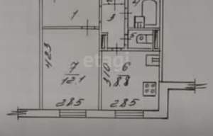 1-к квартира, на длительный срок, 33м2, 1/11 этаж