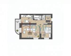 2-к квартира, на длительный срок, 61м2, 16/25 этаж