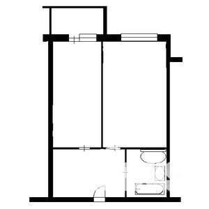 1-к квартира, на длительный срок, 33м2, 4/10 этаж