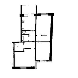 3-к квартира, на длительный срок, 70м2, 5/10 этаж