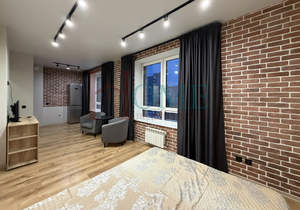 Студия квартира, на длительный срок, 37м2, 7/25 этаж