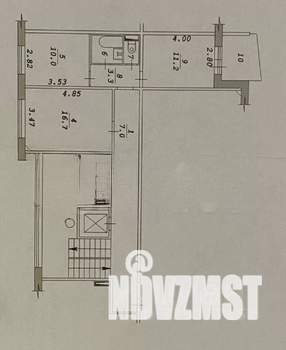 3-к квартира, на длительный срок, 62м2, 4/9 этаж