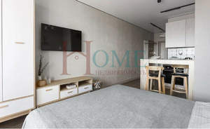 Студия квартира, на длительный срок, 24м2, 22/25 этаж