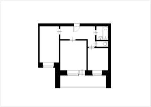 2-к квартира, на длительный срок, 48м2, 3/9 этаж