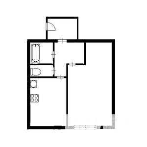 1-к квартира, на длительный срок, 34м2, 7/9 этаж
