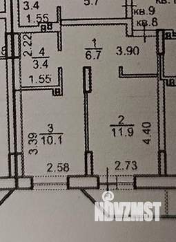 1-к квартира, на длительный срок, 32м2, 1/17 этаж