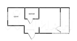 1-к квартира, на длительный срок, 40м2, 2/10 этаж