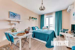 Студия квартира, посуточно, 27м2, 23/25 этаж