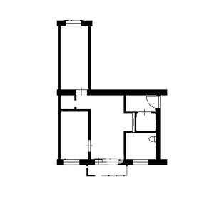 3-к квартира, на длительный срок, 57м2, 2/5 этаж