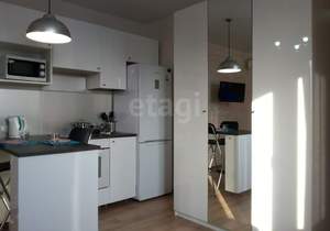 Студия квартира, на длительный срок, 30м2, 17/25 этаж