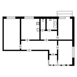 3-к квартира, на длительный срок, 72м2, 7/9 этаж