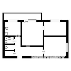 3-к квартира, на длительный срок, 56м2, 6/6 этаж