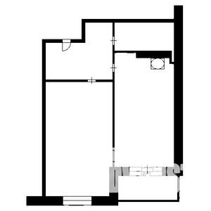 1-к квартира, на длительный срок, 45м2, 20/20 этаж