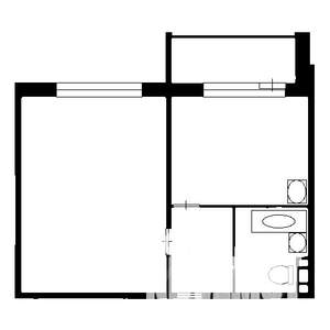 1-к квартира, на длительный срок, 33м2, 5/10 этаж