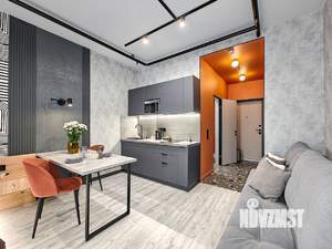 Студия квартира, посуточно, 34м2, 6/14 этаж