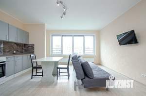 Студия квартира, на длительный срок, 34м2, 4/25 этаж