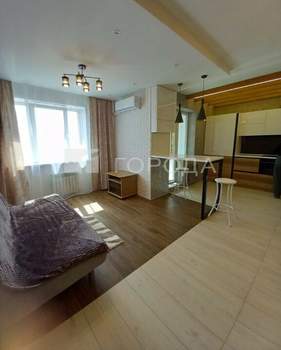 Студия квартира, на длительный срок, 37м2, 24/25 этаж