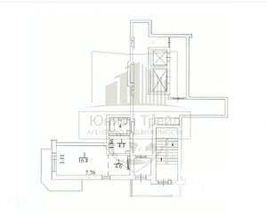Студия квартира, на длительный срок, 36м2, 24/24 этаж