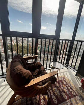 Студия квартира, на длительный срок, 39м2, 24/24 этаж