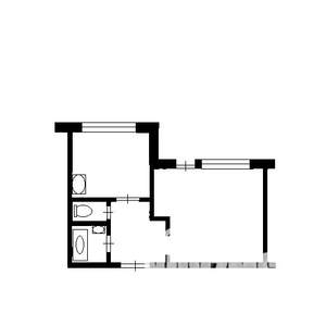 1-к квартира, на длительный срок, 36м2, 4/10 этаж