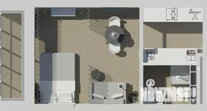 Студия квартира, посуточно, 31м2, 23/30 этаж