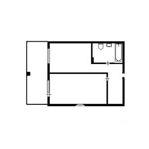 1-к квартира, на длительный срок, 43м2, 6/19 этаж