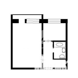 1-к квартира, на длительный срок, 29м2, 5/9 этаж