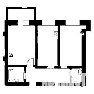 2-к квартира, на длительный срок, 55м2, 7/19 этаж