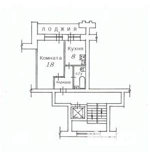 1-к квартира, посуточно, 36м2, 1/1 этаж