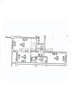 2-к квартира, на длительный срок, 74м2, 11/16 этаж