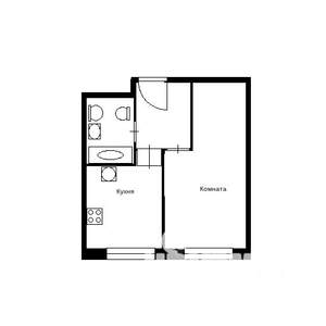 1-к квартира, на длительный срок, 37м2, 3/10 этаж