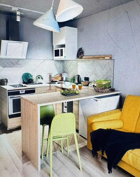 Студия квартира, на длительный срок, 42м2, 2/8 этаж