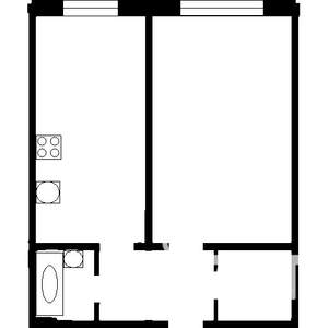 1-к квартира, на длительный срок, 45м2, 12/19 этаж