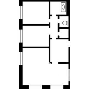 3-к квартира, на длительный срок, 90м2, 5/5 этаж