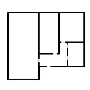 2-к квартира, на длительный срок, 44м2, 1/5 этаж