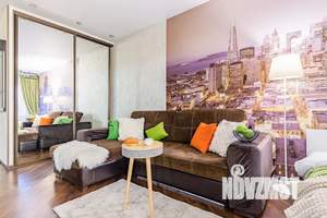 Студия квартира, посуточно, 40м2, 14/21 этаж