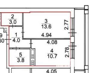 1-к квартира, на длительный срок, 35м2, 11/25 этаж
