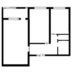 2-к квартира, на длительный срок, 48м2, 4/10 этаж